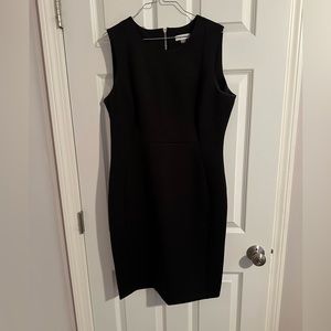 Calvin Klein black size 14 sheath dress